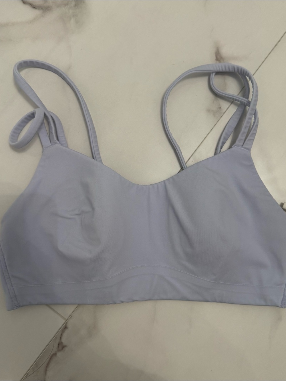 lululemon athletica Light Periwinkle Double-Strap Cloud Bra